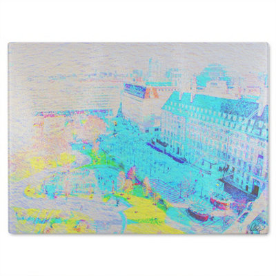 B&Q -  London Eye Park Glass Chopping Boarddesigner Style