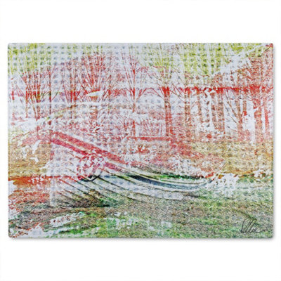 B&Q -  Washed Up Glass Chopping Boarddesigner Style