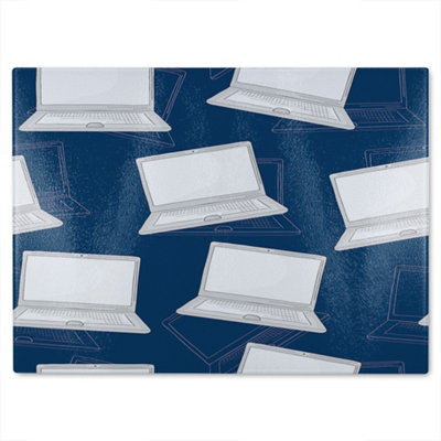 B&Q -  Laptops Glass Chopping Boarddesigner Style