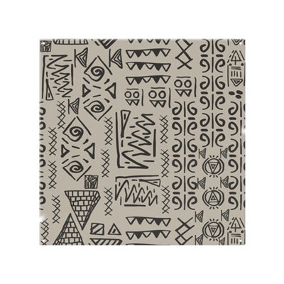 Benjamin Tate Design Striped Egyptian Theme With Ethnic And Tribal Motifs Splash Back Designer Style from B&Q