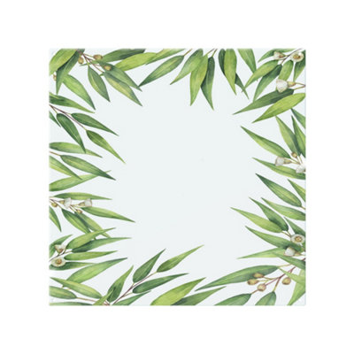 Benjamin Tate Design Leaves Border Splash Back Designer Style from B&Q