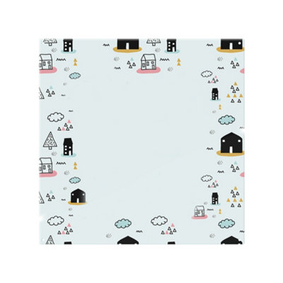 Benjamin Tate Design Scandy Doodle Splash Back Designer Style from B&Q