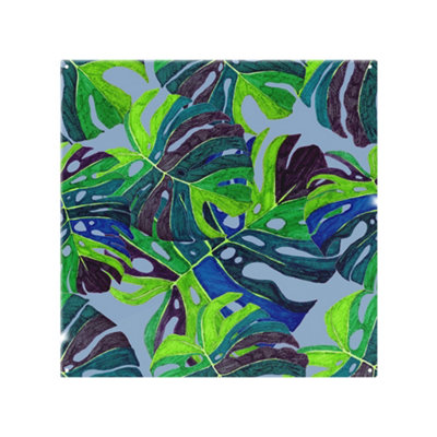 Benjamin Tate Design Hand Drawn Exotic Plants Designer Splash Back Designer Style from B&Q