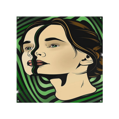 Benjamin Tate Design Portrait Of Woman Designer Splash Back Designer Style
