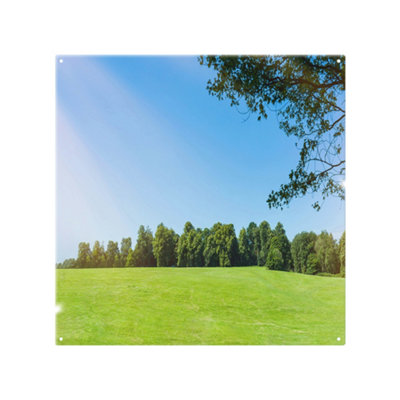 Benjamin Tate Design Grass Field Designer Splash Back Designer Style from B&Q