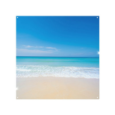 Benjamin Tate Design Nature Landscape Sea In Sunny Day Designer Splash Back Designer Style from B&Q