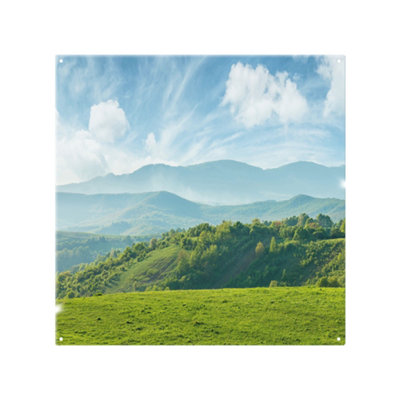 Benjamin Tate Design Panorama Of Beautiful Countryside Of Romania Designer Splash Back Designer Style from B&Q