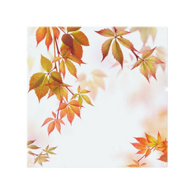 Benjamin Tate Design Autumn Leaves Splash Back Designer Style from B&Q
