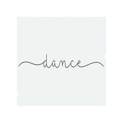 Benjamin Tate Design Text Dance Designer Splash Back Designer Style from B&Q