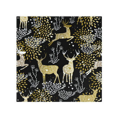 B&Q -  Golden Christmas Dining Splash Back Designer Style