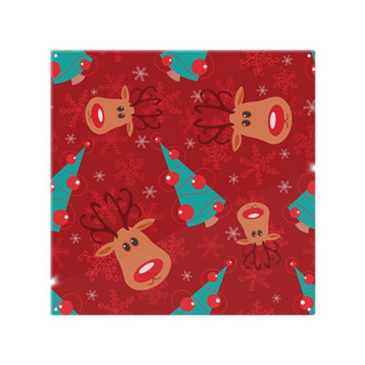 B&Q -  Reindeer And Tree Pattern Dining Splash Back Designer Style