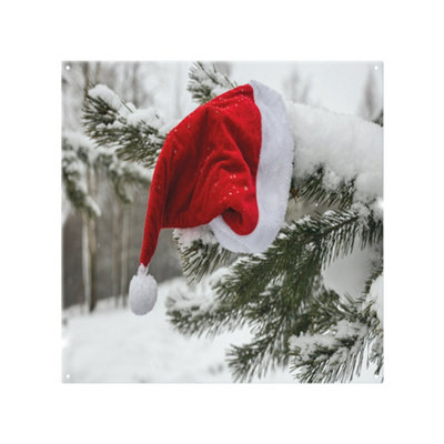 Benjamin Tate Design Santa Claus Hat Dining Splash Back Designer Style from B&Q