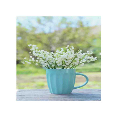 Benjamin Tate Design Lily Of The Valley Splash Back Designer Style from B&Q