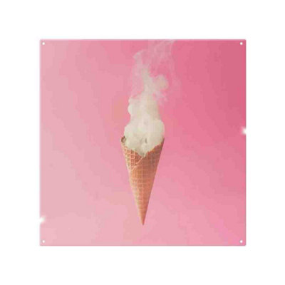 Benjamin Tate Design Cream Smoking Ice Cone Splash Back Designer Style