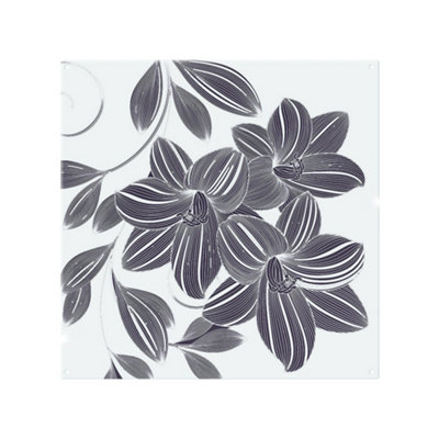 Benjamin Tate Design Orchids Splash Back Designer Style from B&Q
