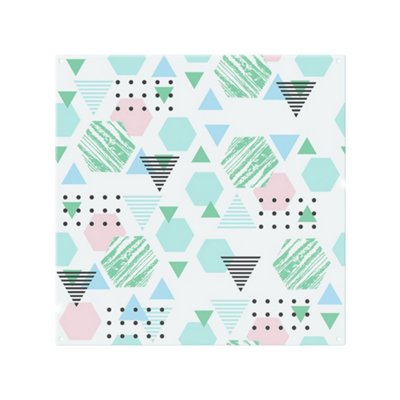 Benjamin Tate Design Geometric Shapes Splash Back Designer Style