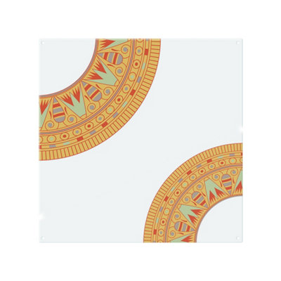 Benjamin Tate Design Egyptian Hieroglyphs Splash Back Designer Style from B&Q