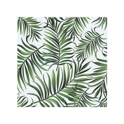 Benjamin Tate Design Palm Leaves Splash Back Designer Style from B&Q