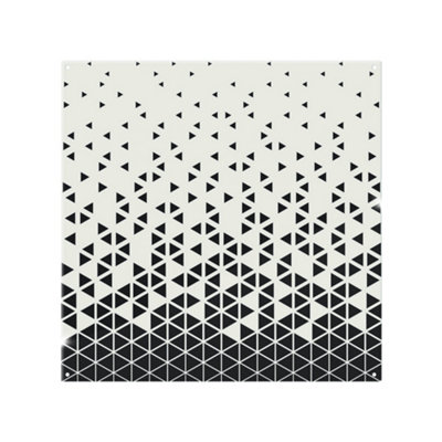 Benjamin Tate Design Geometric Triangles Splash Back Designer Style from B&Q
