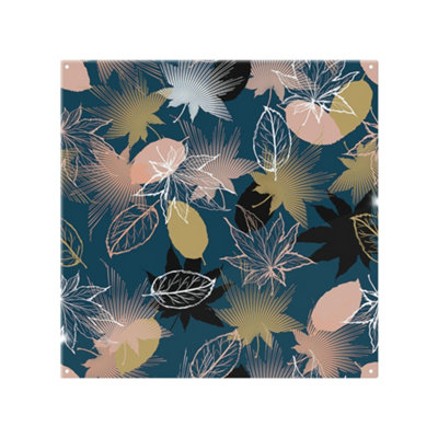 Benjamin Tate Design Maple Leaves Splash Back Designer Style from B&Q