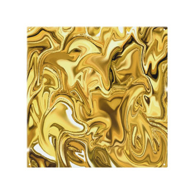 Benjamin Tate Design Golden Liquid Splash Back Designer Style