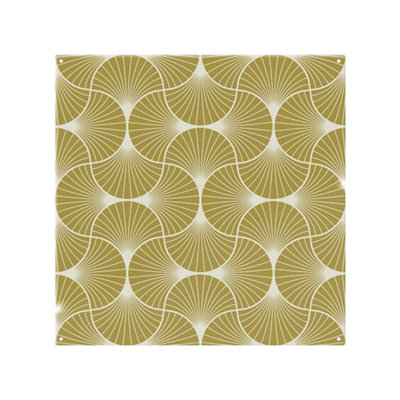 Benjamin Tate Design Geometric Shells Splash Back Designer Style from B&Q
