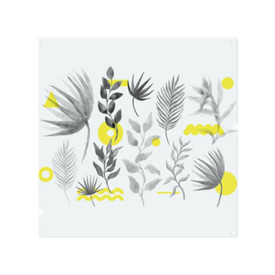 Benjamin Tate Design Selection Of Leaves Splash Back Designer Style