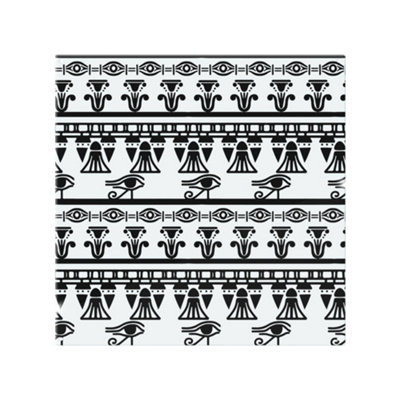 Benjamin Tate Design Egyptian Eye Of Horus Heiroglyphs Splash Back Designer Style from B&Q