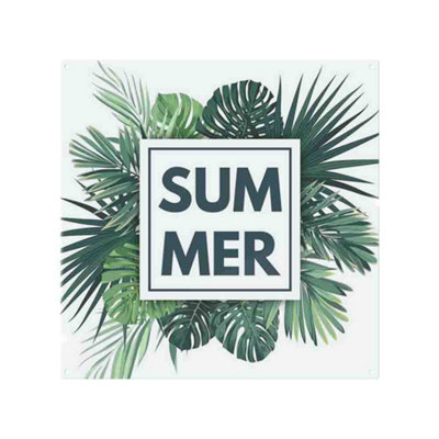 Benjamin Tate Design Botanical Summer Splash Back Designer Style from B&Q