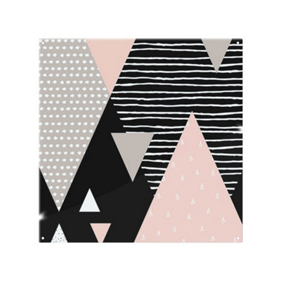 Benjamin Tate Design Triangle Geometrics Splash Back Designer Style from B&Q