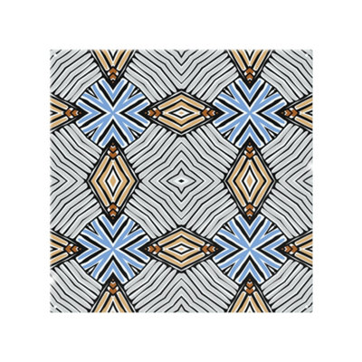 Benjamin Tate Design Abstract Geometric Roughly Hatched Shapes Splash Back Designer Style from B&Q