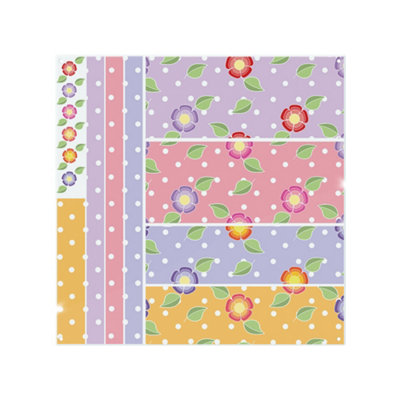 Benjamin Tate Design Bohemian Chic  Ink Pattern With Boho Feathers Splash Back Designer Style from B&Q