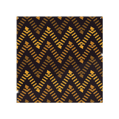 Benjamin Tate Design Freehand Horizontal Zigzag Chevron Stripes Boho Chic Splash Back Designer Style from B&Q