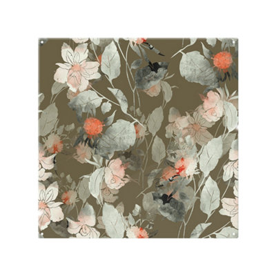 Benjamin Tate Design Imprint Fantastic Paint Bouquet Splash Back Designer Style from B&Q