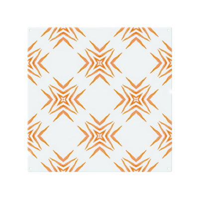 Benjamin Tate Design Orange Ravishing Boho Chic Splash Back Designer Style from B&Q