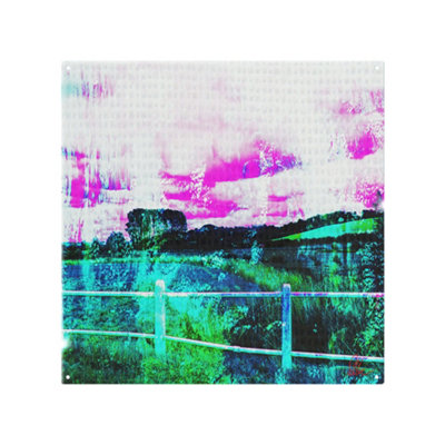 Benjamin Tate Design Fluorescent Countryside Splash Back Designer Style from B&Q