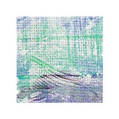Benjamin Tate Design Washed Up Blue Splash Back Designer Style from B&Q