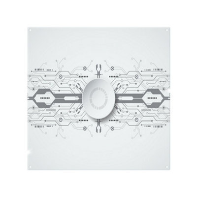 Benjamin Tate Design Concept With Various Technology Elements Splash Back Designer Style from B&Q