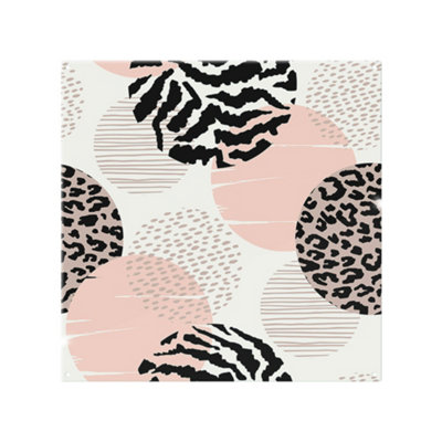 B&Q -  Abstract Geometrics With Animal Print And Circles Splash Back Designer Style