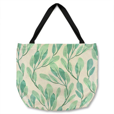 Benjamin Tate Design Watercolor Botanical Tote Bat Designer Style from B&Q