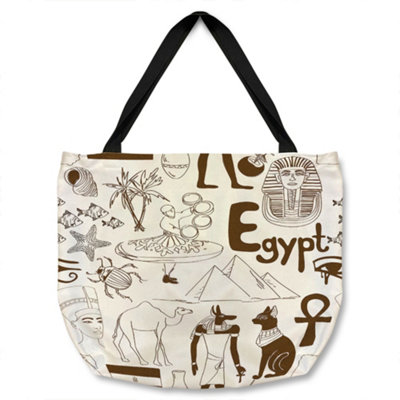 Benjamin Tate Design Hand Drawn Sketch Egypt Tote Bat Designer Style from B&Q