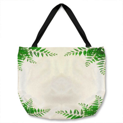 Benjamin Tate Design Green Botanicals Tote Bat Designer Style from B&Q