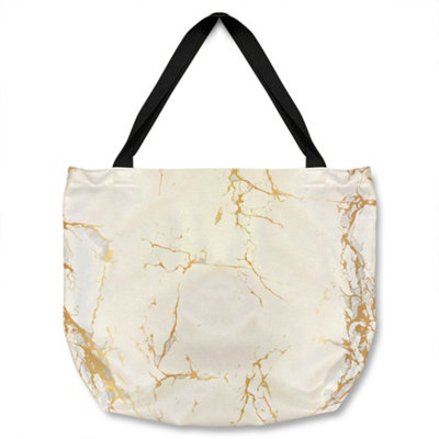Benjamin Tate Design Golden Marble Tote Bat Designer Style