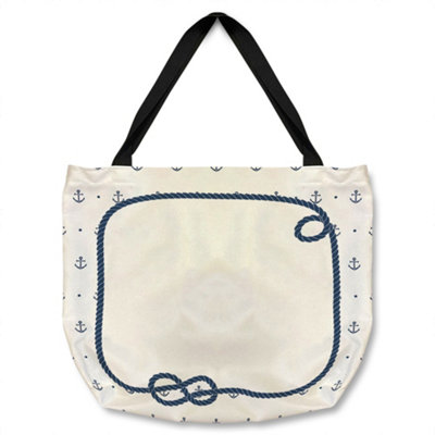 B&Q -  Rope Doodle Tote Bat Designer Style