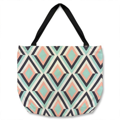 Benjamin Tate Design Geometric Pattern Tote Bat Designer Style from B&Q