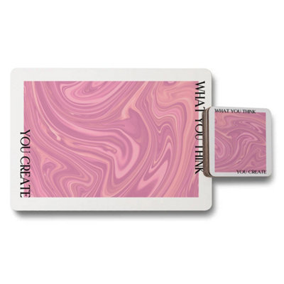 Benjamin Tate Design Designer Artwork Placemat And Coaster Set Wood Bottom Elite from B&Q