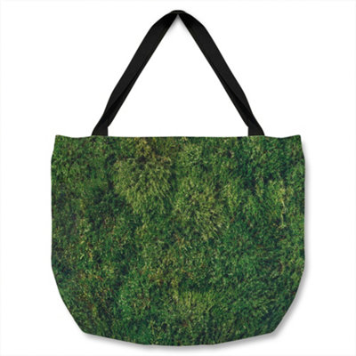 Benjamin Tate Design Natural Green Moss Designer Tote Bat Designer Style from B&Q