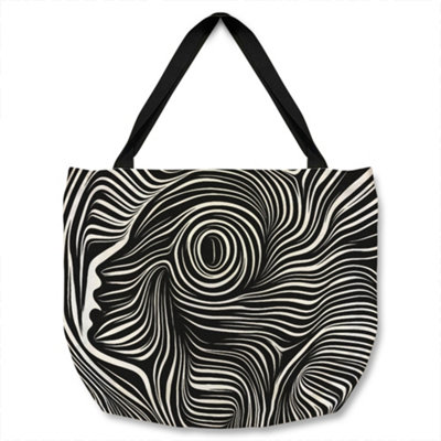Benjamin Tate Design Woodcut Style On The Subject Of Human Soul Designer Tote Bat Designer Style from B&Q