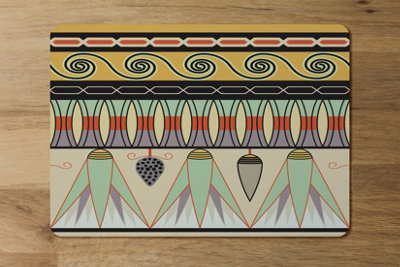 B&Q -  Set Of 12 Placemats And Coasters With Designer Artwork And Wood Bottom