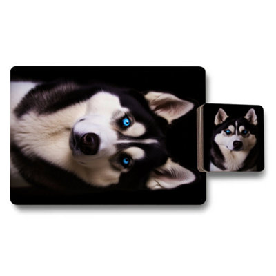 Benjamin Tate Design Set Of 12 Placemats And Coasters 11X8 And 3.7 Inch Coasters Designer Artwork from B&Q